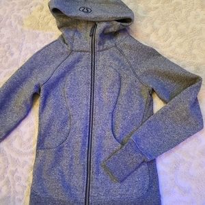 Lululemon scuba hoodie, gray, size 4
